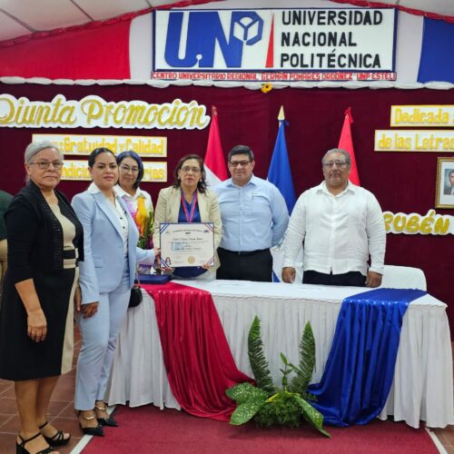 Centro Universitario Regional German Pomares Ordoñez, UNP Estelí, gradúa profesionales al servicio del país